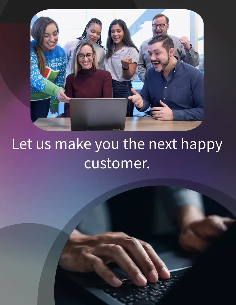 Image showing happy customers